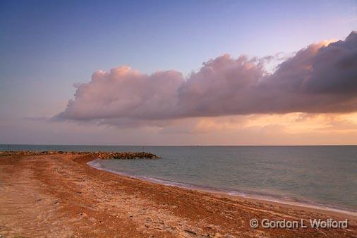 Matagorda Bay At Sunrise_28938.jpg - Photographed near Port Lavaca, Texas, USA.